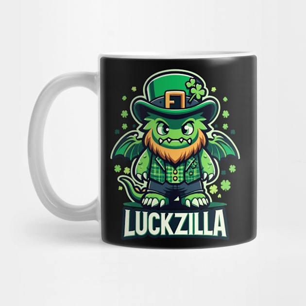 Luckzilla St. Paddy's Day Dragon by star trek fanart and more